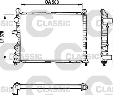 Valeo 311071 - Radiator, mühərrikin soyudulması furqanavto.az