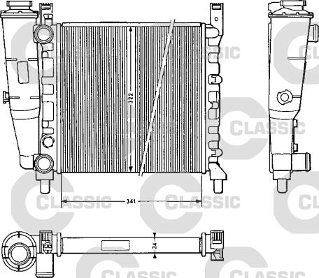 Valeo 311385 - Radiator, mühərrikin soyudulması furqanavto.az