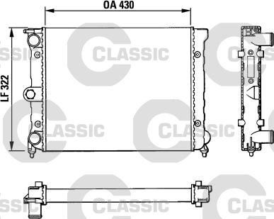 Valeo 383819 - Radiator, mühərrikin soyudulması furqanavto.az