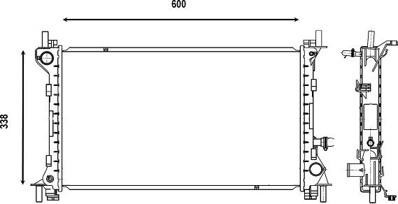 Valeo 376076 - Radiator, mühərrikin soyudulması furqanavto.az