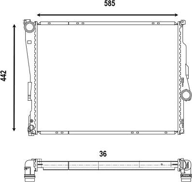 Valeo 376134 - Radiator, mühərrikin soyudulması furqanavto.az