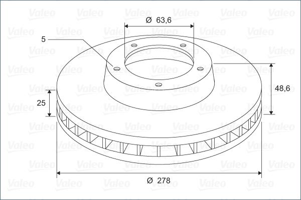 Valeo 297461 - Əyləc Diski furqanavto.az