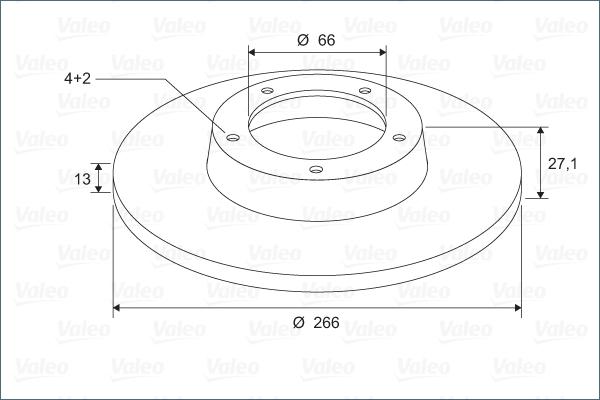 Valeo 297599 - Əyləc Diski furqanavto.az