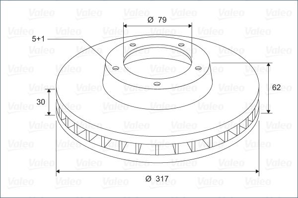 Valeo 297155 - Əyləc Diski furqanavto.az