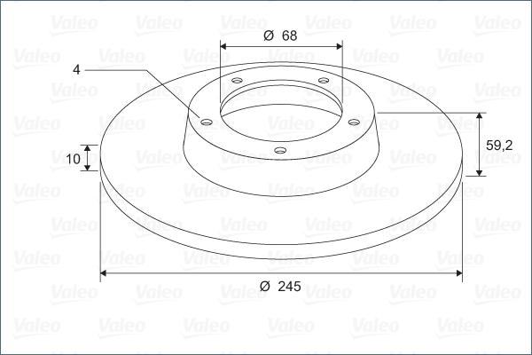 Valeo 297114 - Əyləc Diski furqanavto.az