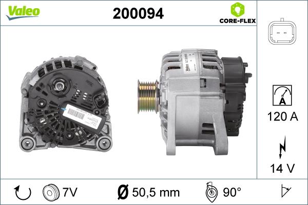 Valeo 200094 - Alternator furqanavto.az