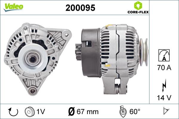 Valeo 200095 - Alternator furqanavto.az