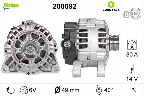 Valeo 200092 - Alternator furqanavto.az