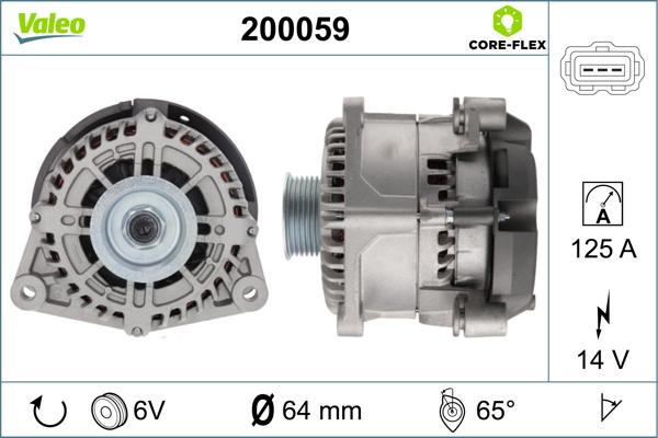 Valeo 200059 - Alternator furqanavto.az