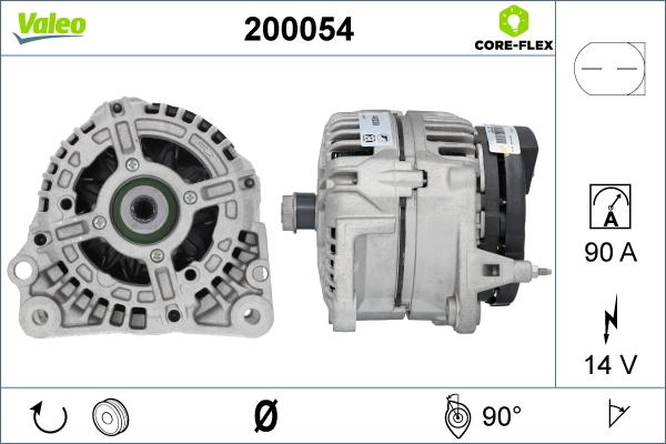 Valeo 200054 - Alternator furqanavto.az