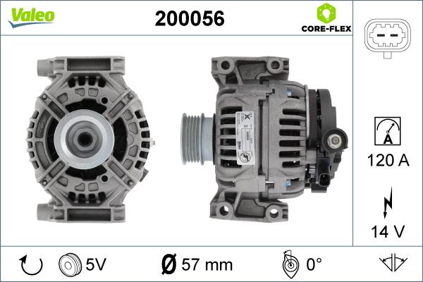 Valeo 200056 - Alternator furqanavto.az