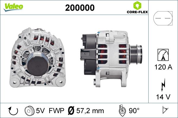 Valeo 200000 - Alternator furqanavto.az