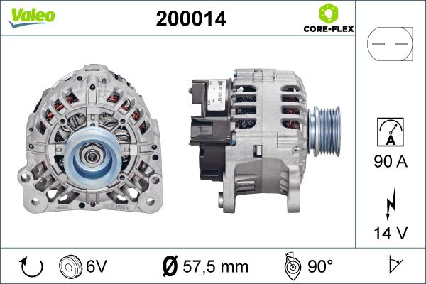 Valeo 200014 - Alternator furqanavto.az