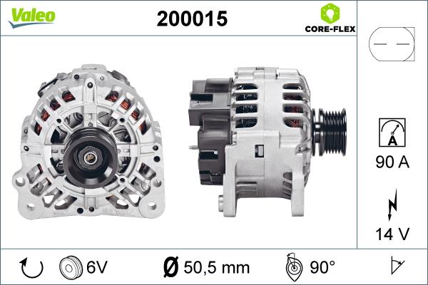 Valeo 200015 - Alternator furqanavto.az