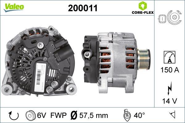 Valeo 200011 - Alternator furqanavto.az