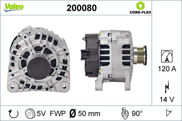 Valeo 200080 - Alternator furqanavto.az