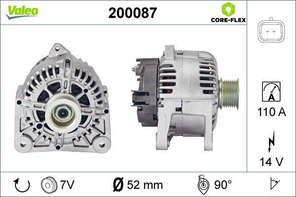 Valeo 200087 - Alternator furqanavto.az