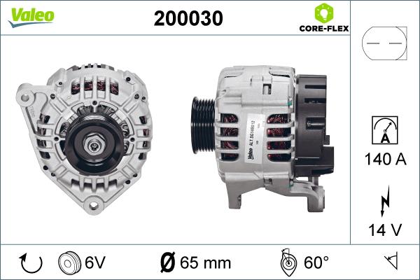 Valeo 200030 - Alternator furqanavto.az