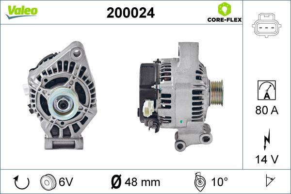 Valeo 200024 - Alternator furqanavto.az