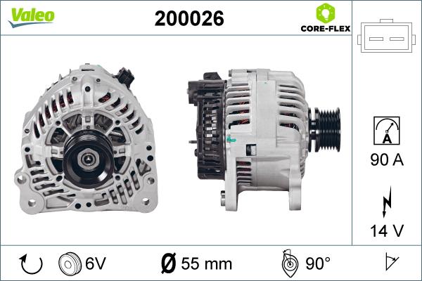 Valeo 200026 - Alternator furqanavto.az