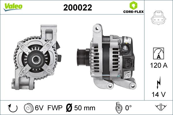 Valeo 200022 - Alternator furqanavto.az