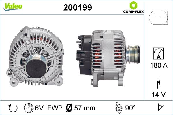 Valeo 200199 - Alternator furqanavto.az