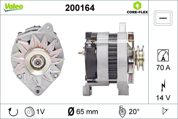 Valeo 200164 - Alternator furqanavto.az