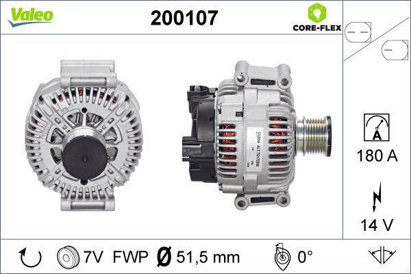 Valeo 200107 - Alternator furqanavto.az