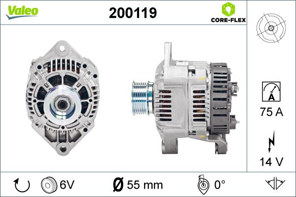 Valeo 200119 - Alternator furqanavto.az