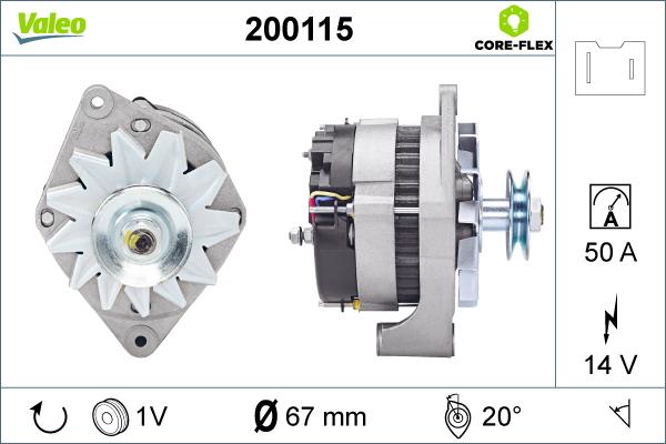 Valeo 200115 - Alternator furqanavto.az