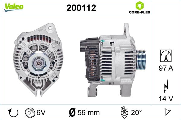 Valeo 200112 - Alternator furqanavto.az