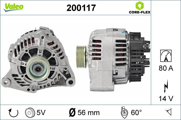 Valeo 200117 - Alternator furqanavto.az