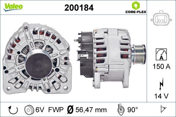 Valeo 200184 - Alternator furqanavto.az