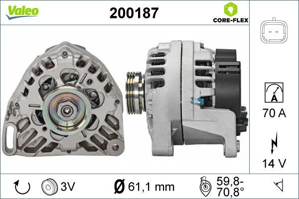 Valeo 200187 - Alternator furqanavto.az