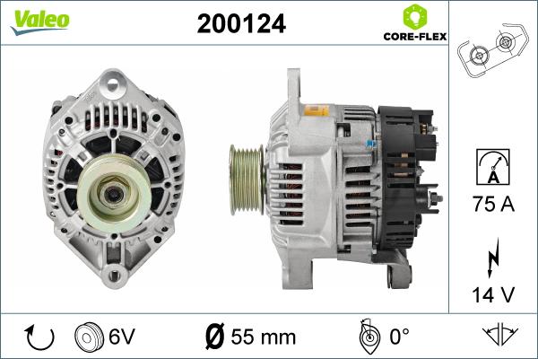 Valeo 200124 - Alternator furqanavto.az