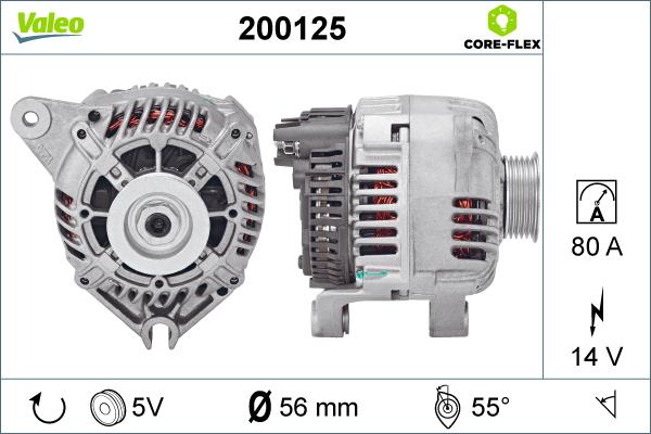 Valeo 200125 - Alternator furqanavto.az