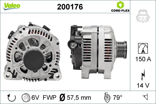 Valeo 200176 - Alternator furqanavto.az