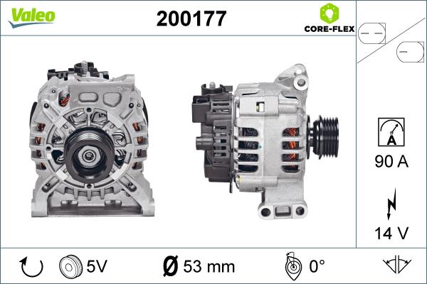 Valeo 200177 - Alternator furqanavto.az