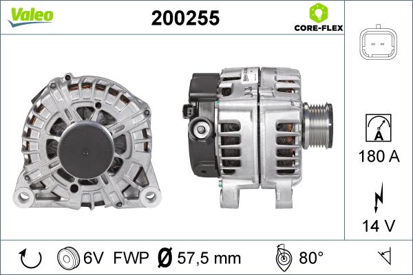 Valeo 200255 - Alternator furqanavto.az