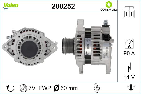 Valeo 200252 - Alternator furqanavto.az