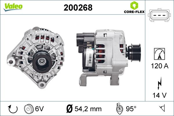 Valeo 200268 - Alternator furqanavto.az