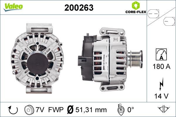 Valeo 200263 - Alternator furqanavto.az