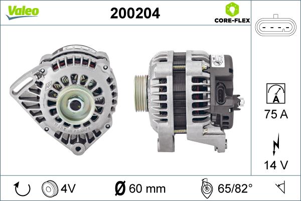 Valeo 200204 - Alternator furqanavto.az