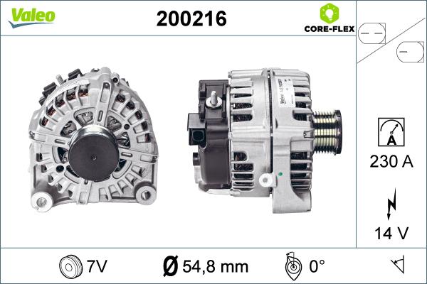 Valeo 200216 - Alternator furqanavto.az