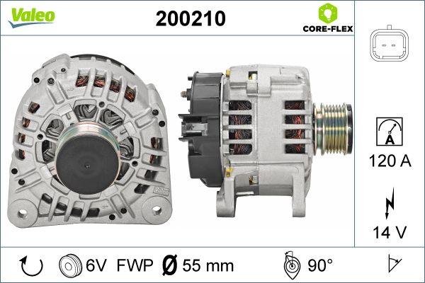 Valeo 200210 - Alternator furqanavto.az