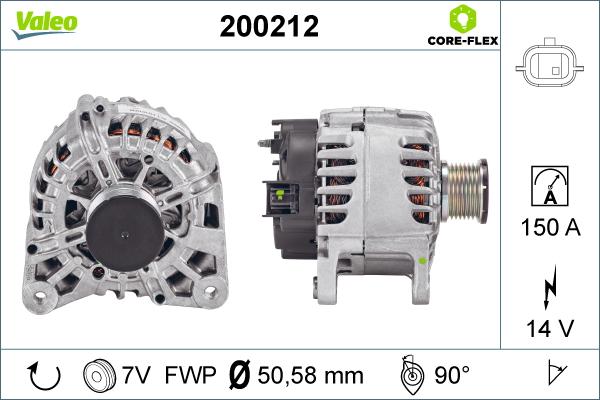 Valeo 200212 - Alternator furqanavto.az