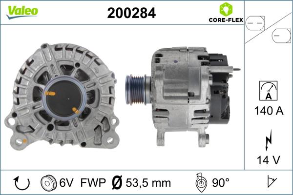 Valeo 200284 - Alternator furqanavto.az