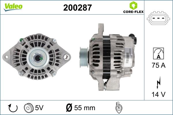 Valeo 200287 - Alternator furqanavto.az