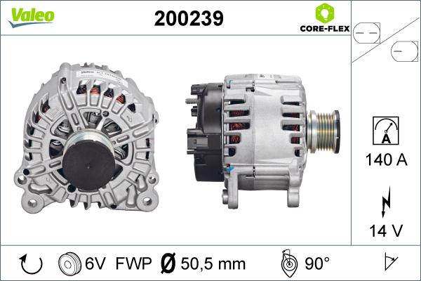 Valeo 200239 - Alternator furqanavto.az