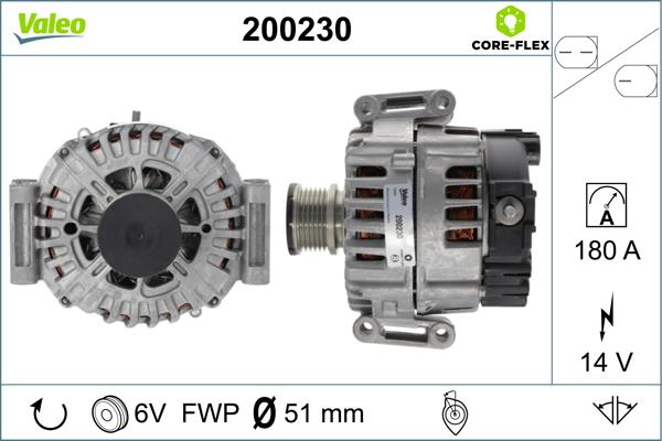 Valeo 200230 - Alternator furqanavto.az